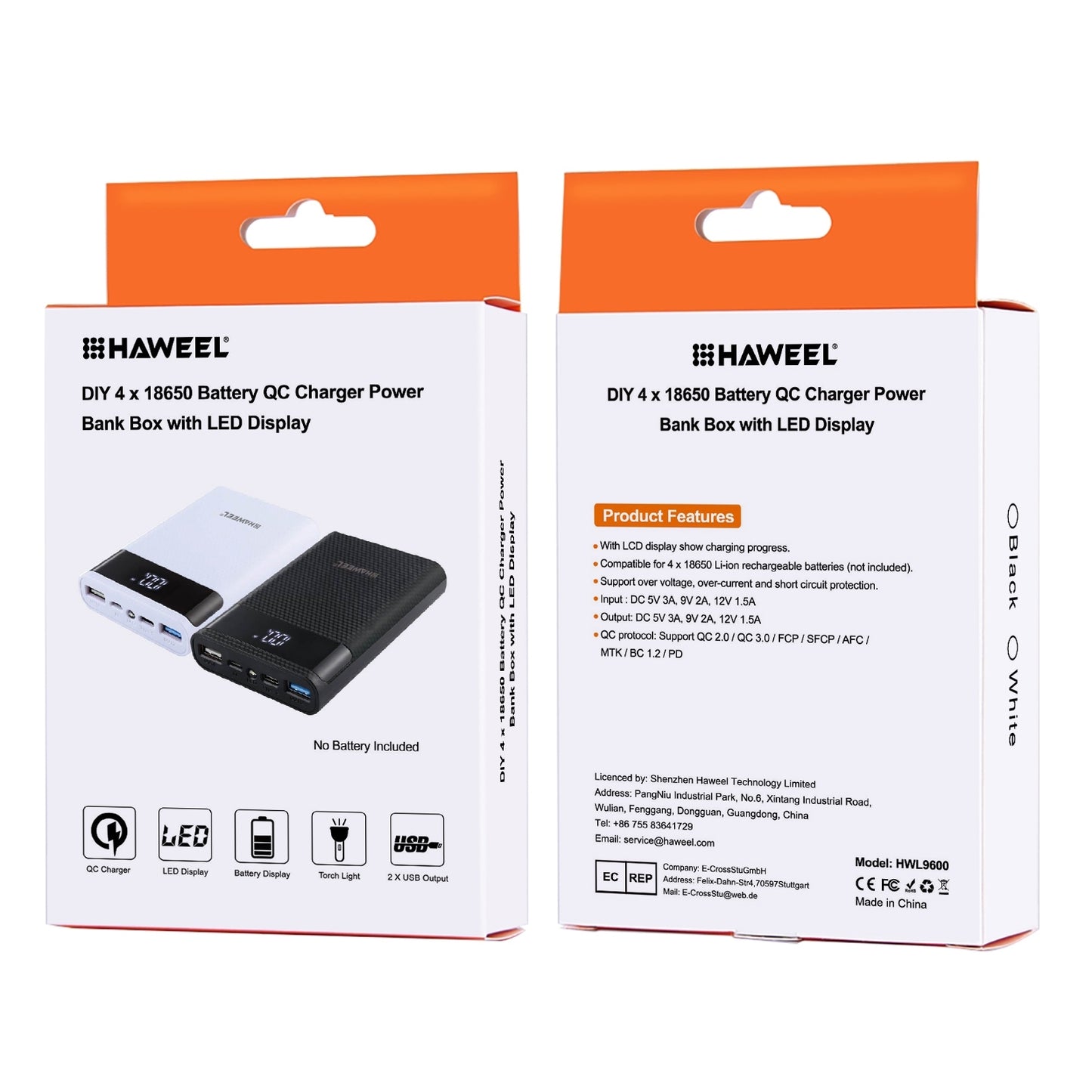 HAWEEL 12000mAh Power Bank