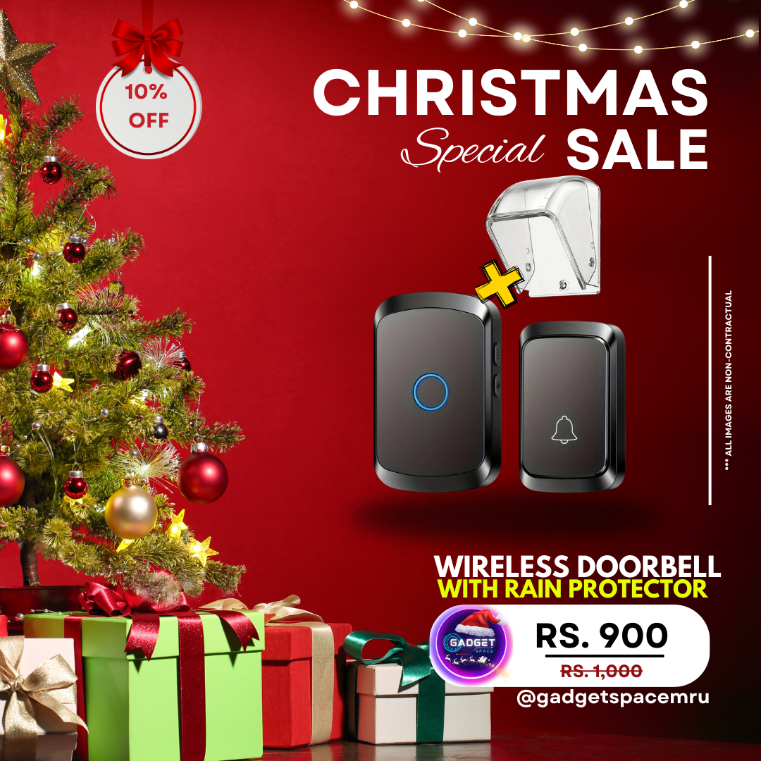 Wireless Doorbell With Rain Protector