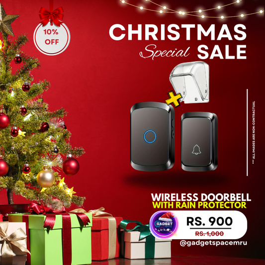 Wireless Doorbell With Rain Protector