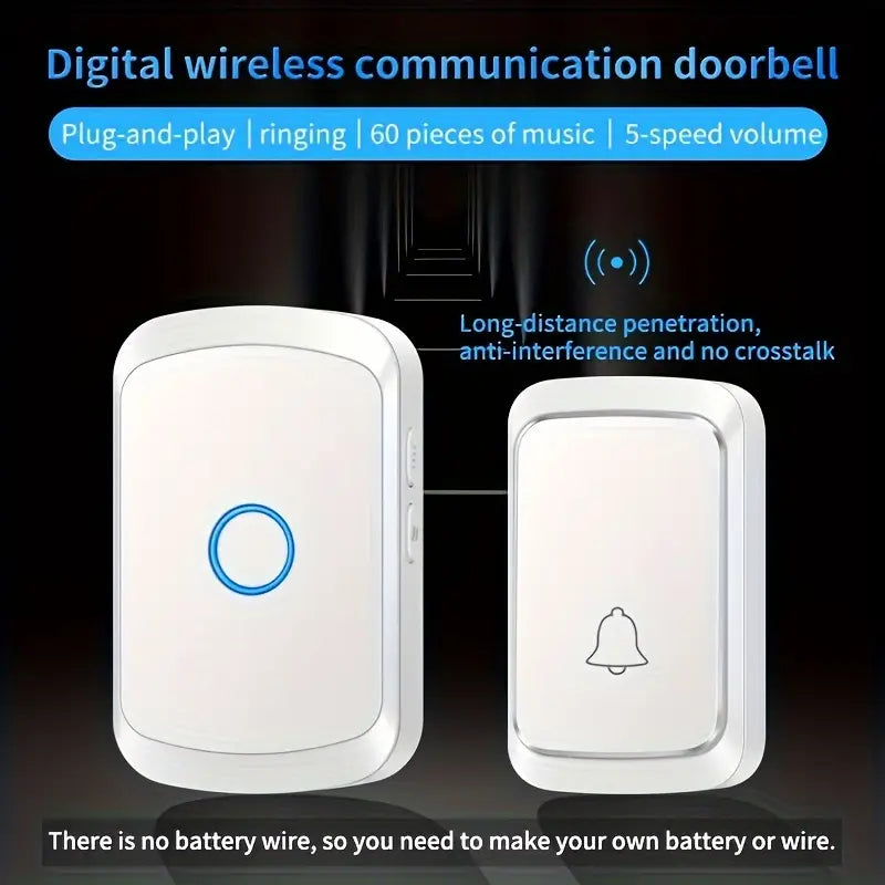 Wireless Doorbell With Rain Protector