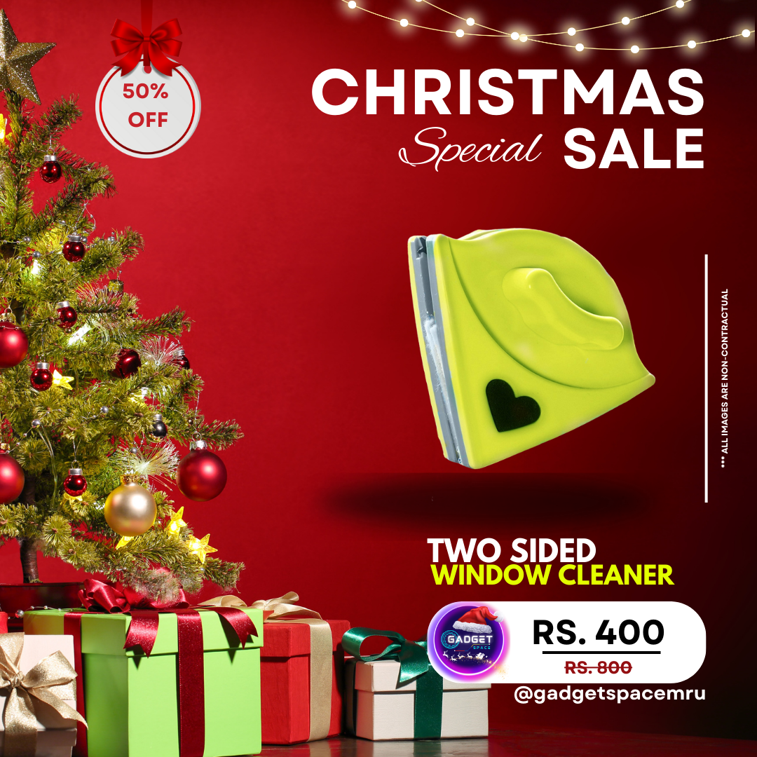 Double-Sided Glass Window Cleaner