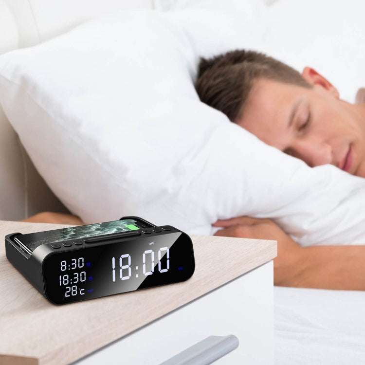 Alarm Clock Mobile Phone Wireless Charger